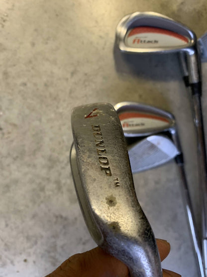 Old Golf Clubs Set with Bag